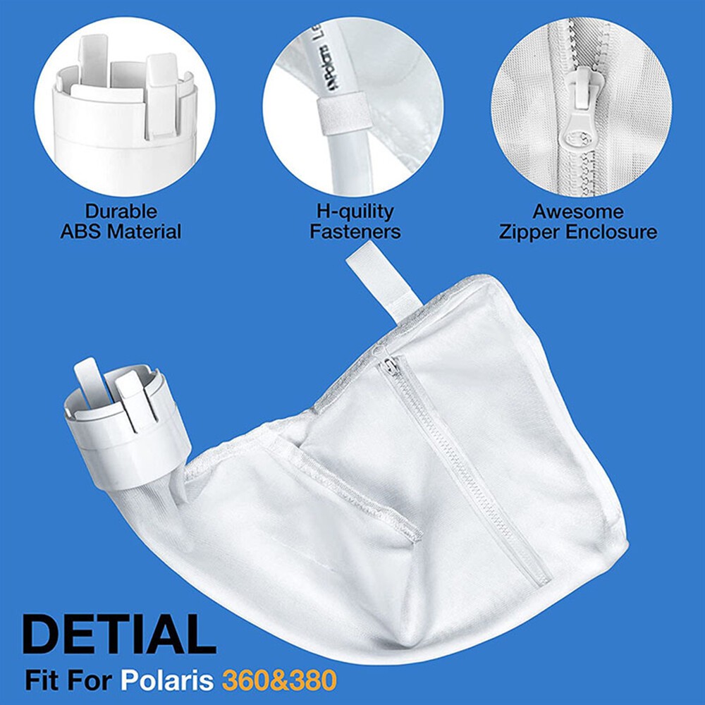 4 Pack Pool Cleaner Bags All Purpose Filter Bag Replacement for Polaris 260 480
