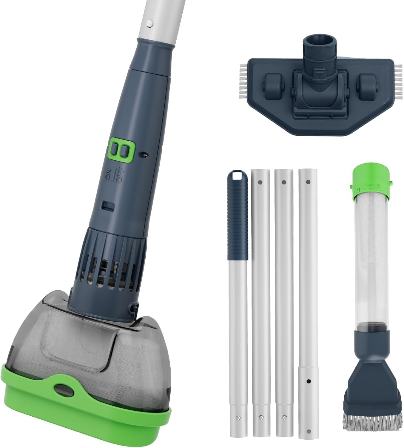 Lightweight Pool Vacuum Cleaner with Dual Mode & Ultra Fine Filters – 90 Mins
