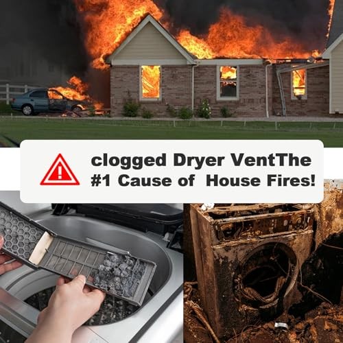 Dryer Vent Cleaner Kit Compatible with dy-son V7 V8 V10 V11 V12 V15 No Brush