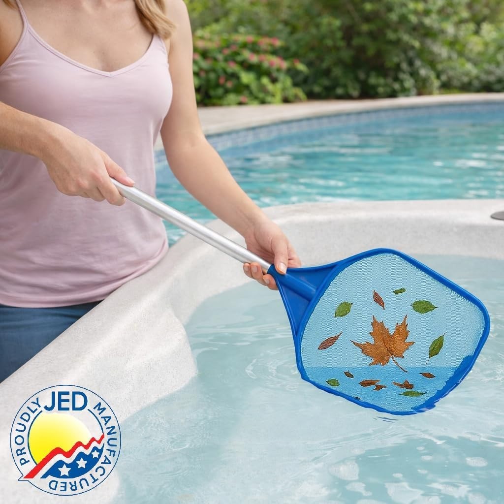Quick Cleaning 2ft Hand Skimmer Net – Ideal for Pools, Spas & Stock Tanks