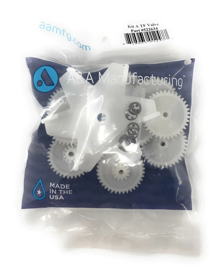 Top Feed Gear Kit for 5 & 6 Port Water Valves – Pentair In-Floor(A&A) pool part