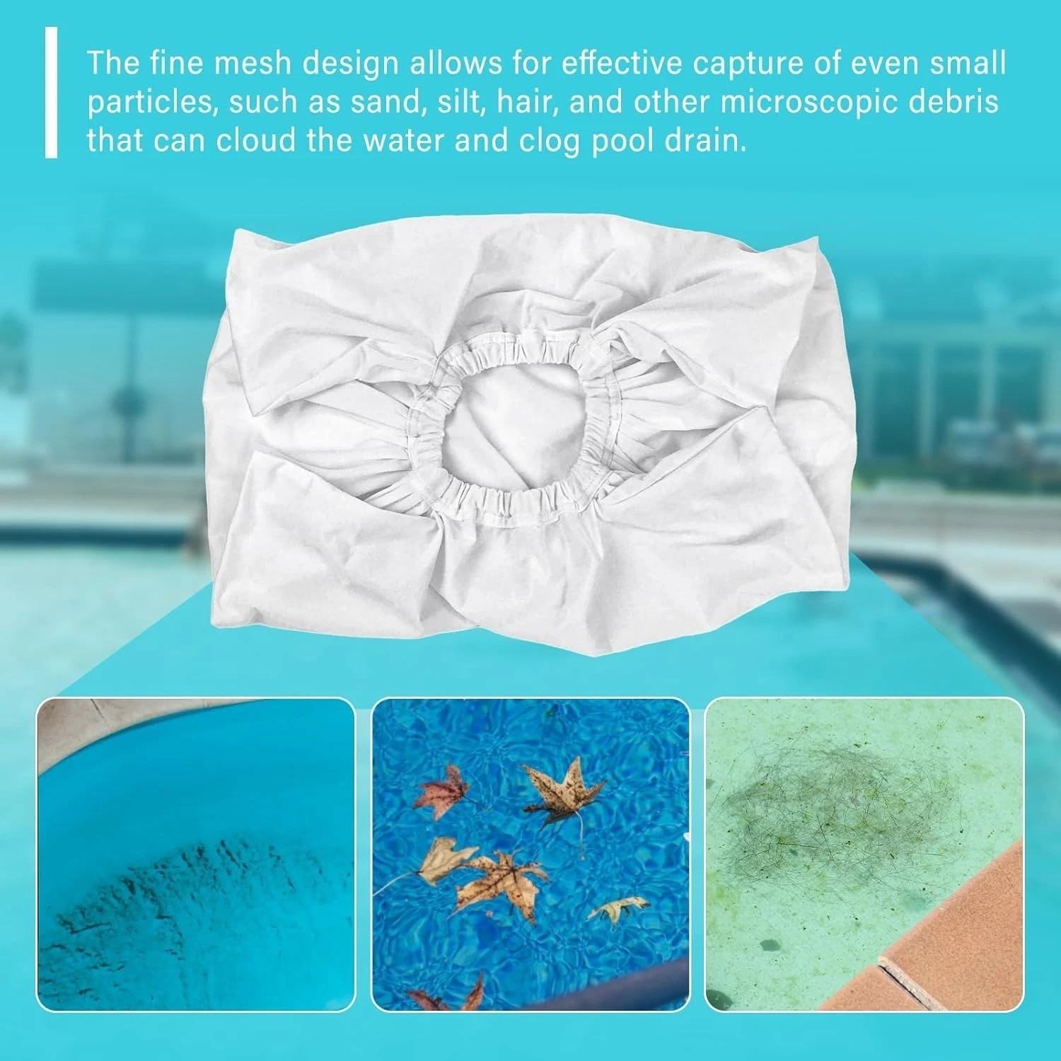 Fine Mesh Pool Cleaner Filter Bag for Aquafirst & Aquabot 8111 A8111PK
