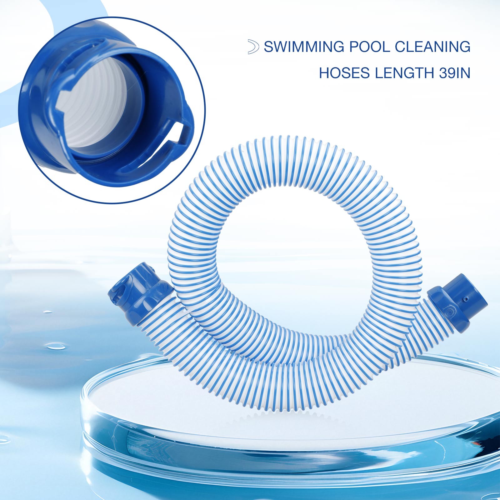 6Pcs 39&Prime; Pool Cleaner Twist Lock Hose For Zodiac Baracuda MX6 MX8 X7 T5 R0527700