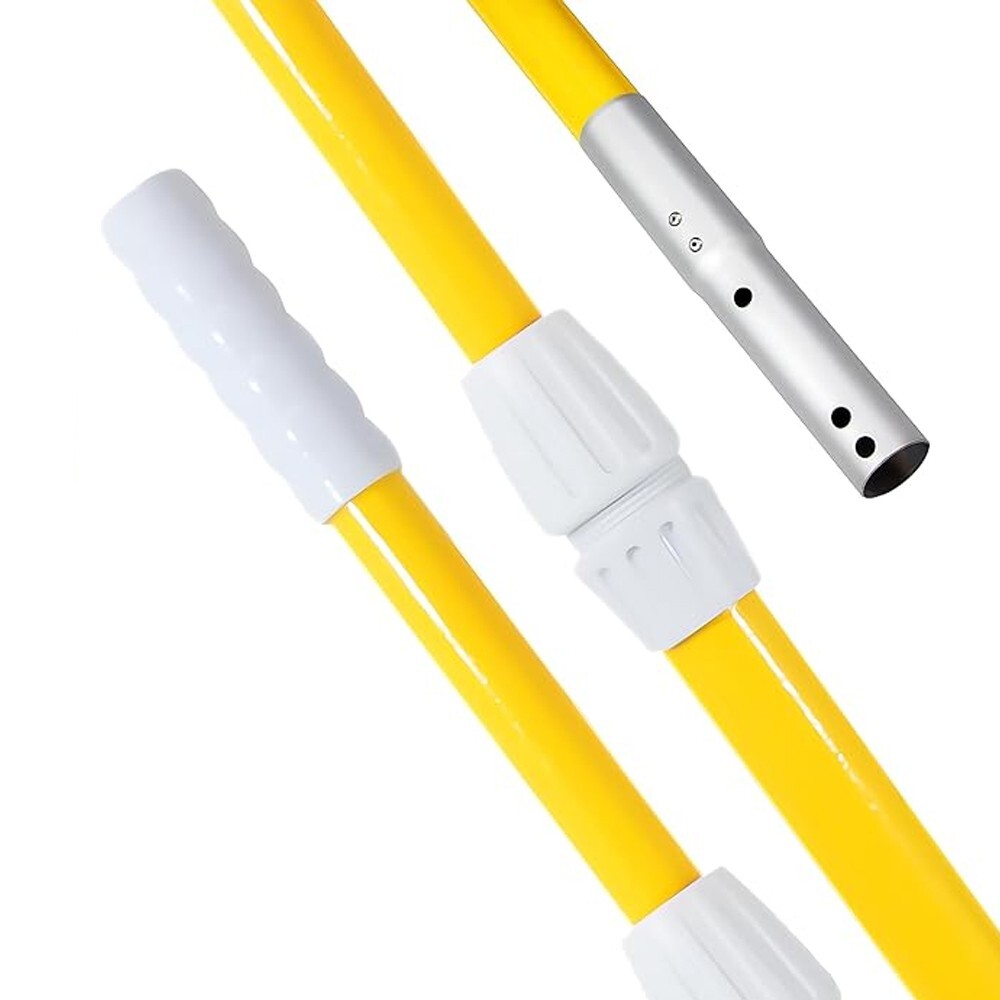 Swimline Swimming Pool Telescopic Vacuum Pole 8&prime;-16&prime; Long – (Color Yellow)
