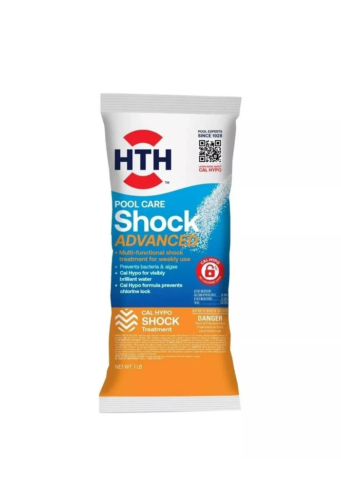 HTH Pool Care Advanced Cleaning for Swimming Pools, 1 lbs – Treats 13,500 Gallon