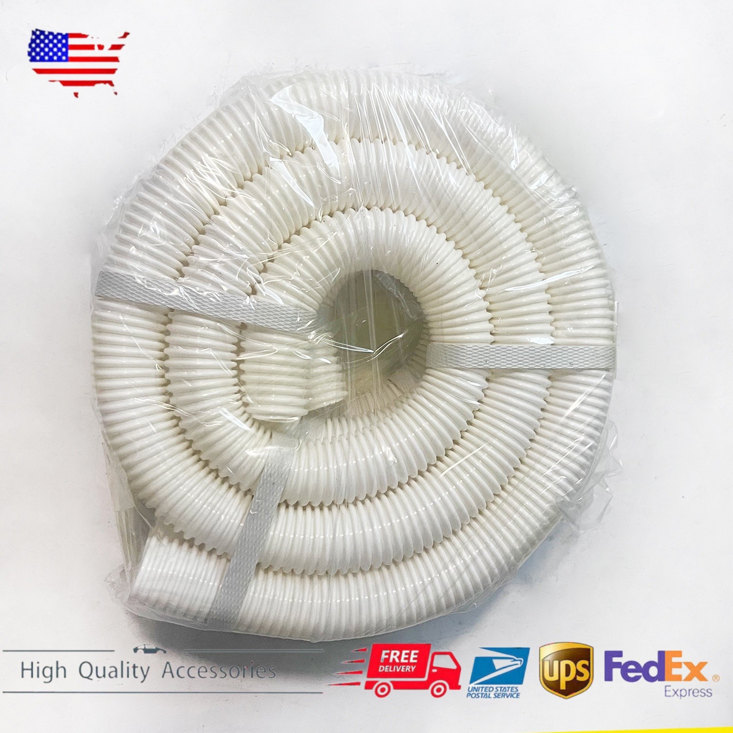 9-100-3102 6-Ft Pool Cleaner Cuff-less Feed Hose FOR Polaris 360 – 3 Pack