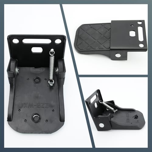 Pairs Metal and Non-Slip Tread ATV Foot Rests for Four Wheeler Rear Passenger 1