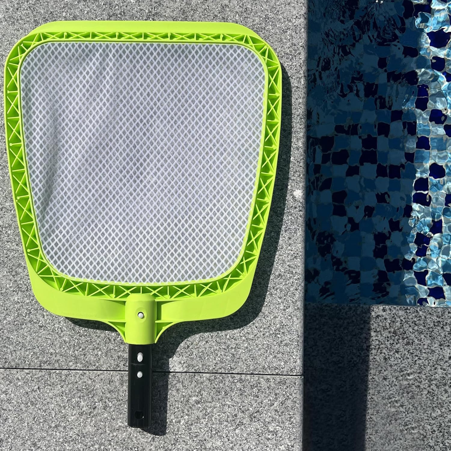 Pool Skimmer Net – Professional Heavy Duty Reinforced Frame Leaf Rake