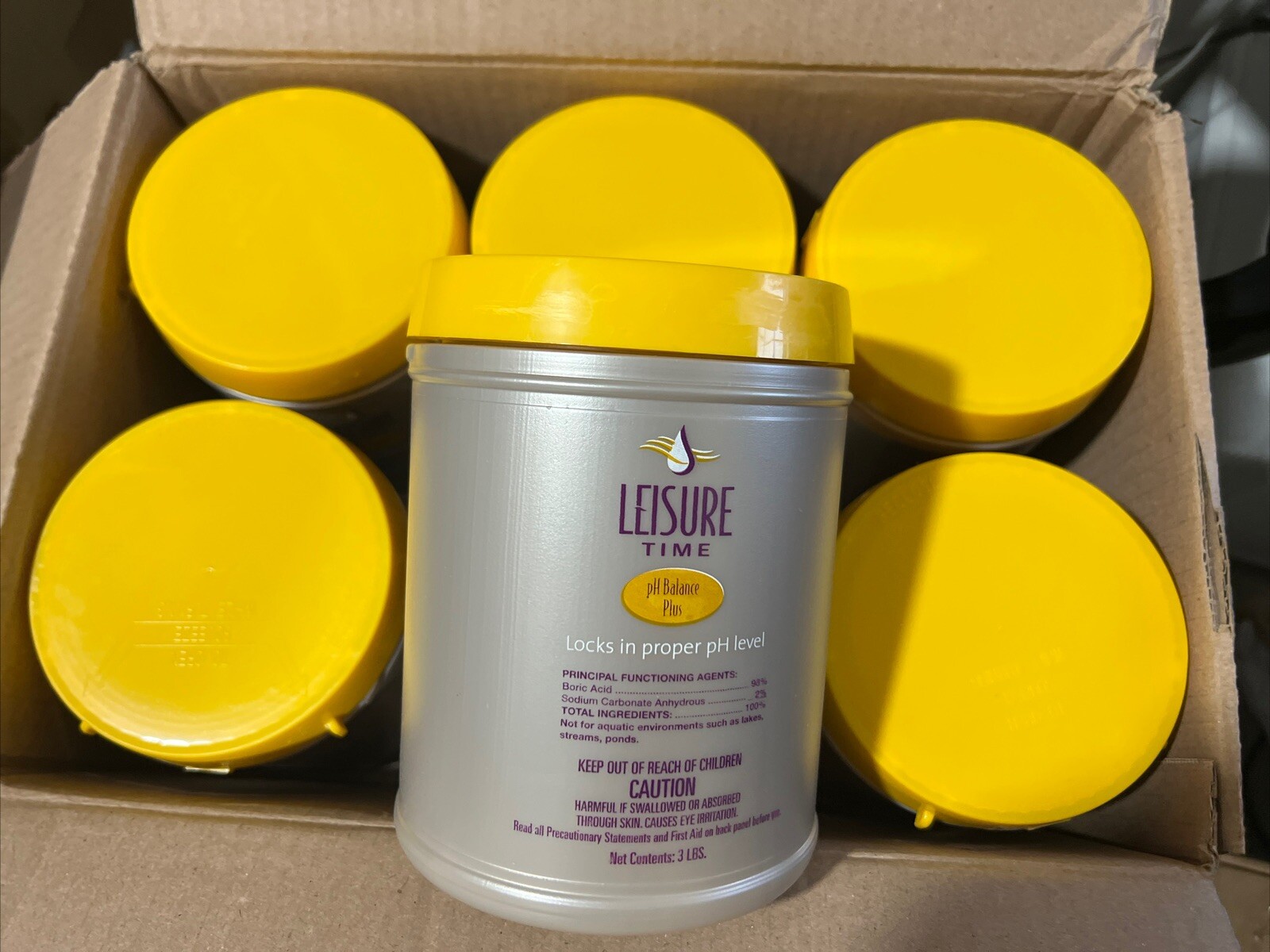 Advantis Leisure Time 45410A 3lb pH Balance Plus / Hard Water – Case of 6