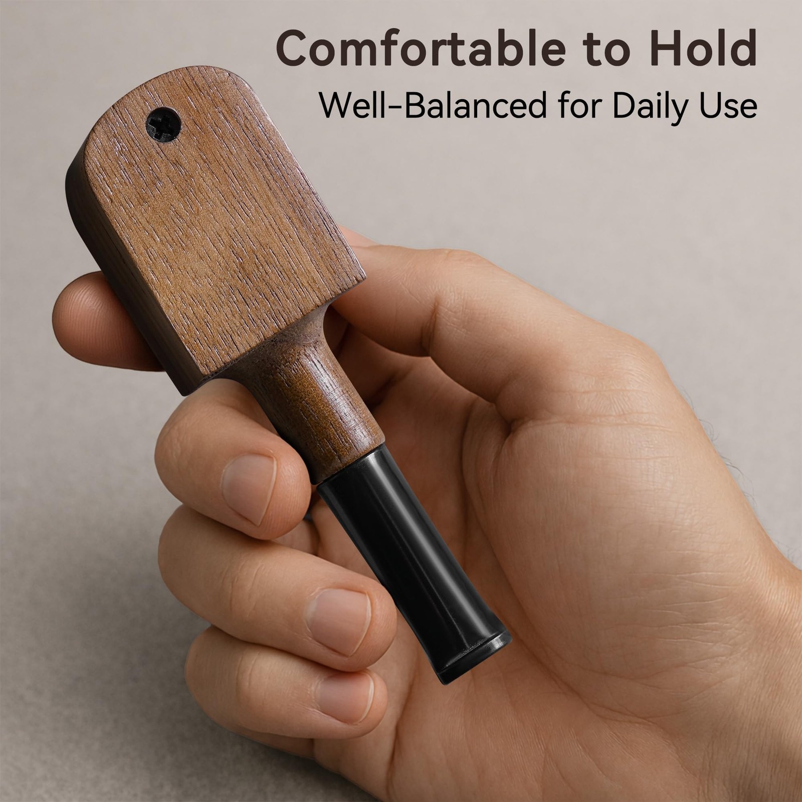 Sivaopa Tobacco Pipe Set – Walnut Wood Square Design Compact Size Light Brown