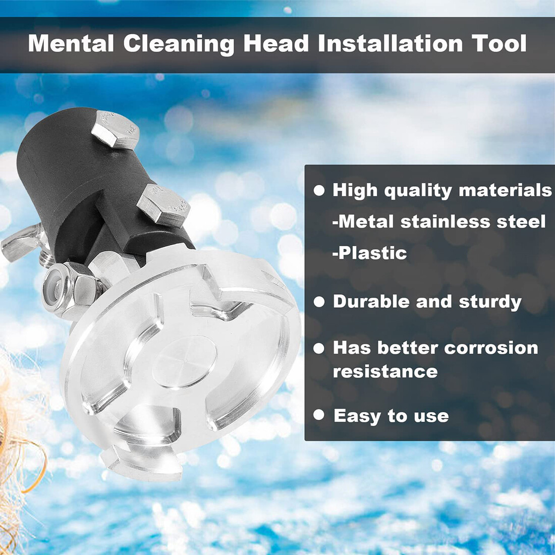 Cleaning Head Metal Install Removal Tool 550272 For Gamma Series 3 4 Pop-Up Tool
