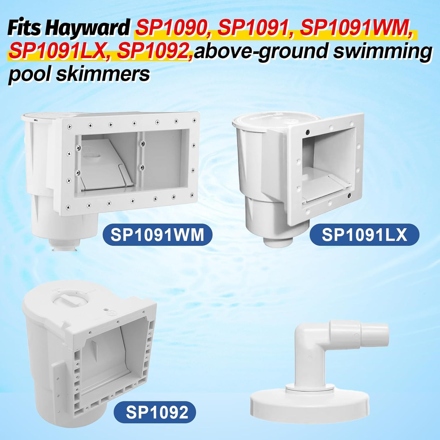 Pool Skim Vac Plate Adapter – SP11041 Same Size Compatible with Hayward SP1090,