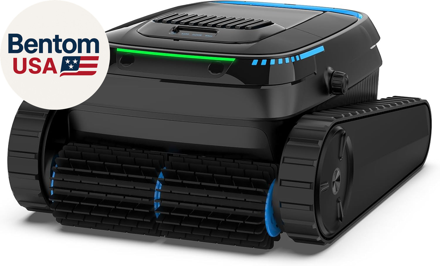 Robotic Pool Vacuum PC10, Cordless Pool Cleaner Robot for Inground & above Groun