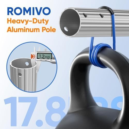 Pool Pole Telescopic, 16 FT Pool Skimmer Pole, Adjustable 3 Piece Aluminum Po…