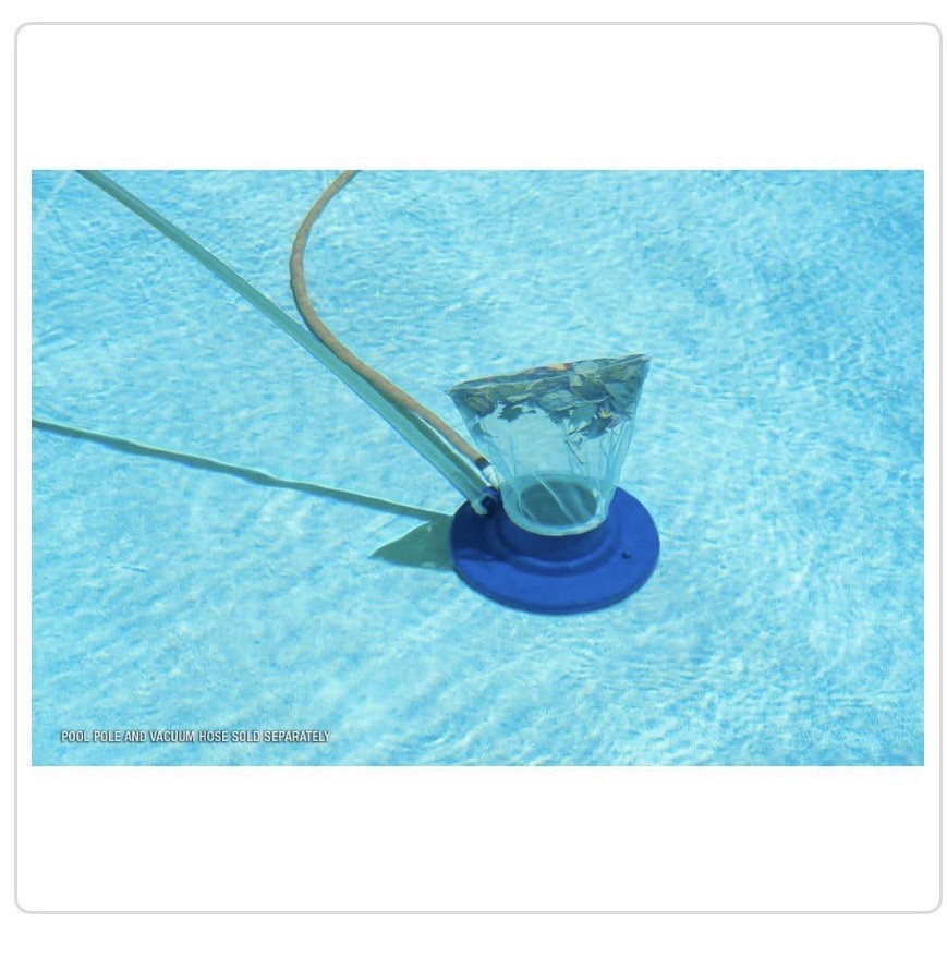 HDX Deluxe Swimming Pool Leaf Vacuum Head with Suction Jets and Leaf Bag