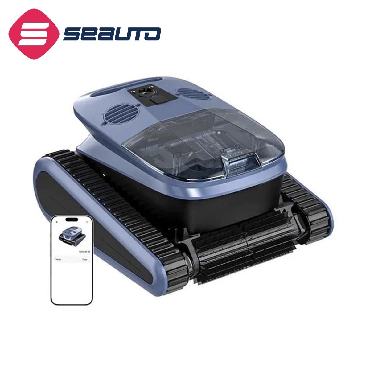 Seauto SAT40 Cordless Robotic Pool Cleaner 4 in 1 Pool Vacuum for Inground Pools
