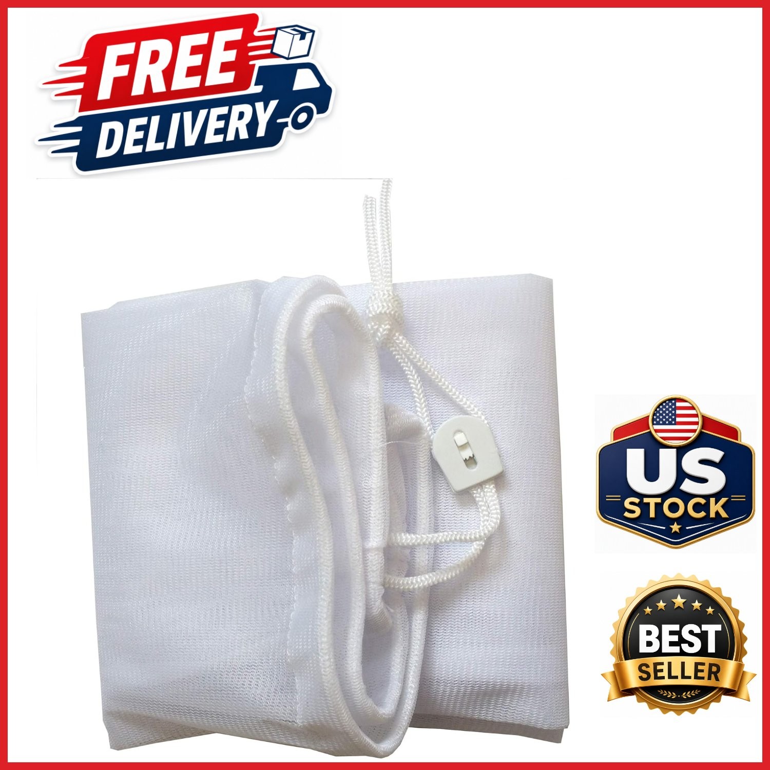 24&Prime; x 16&Prime; Pool Leaf Bag with Pull-N-Lock Cord for Leaf Vacuum Cleaners