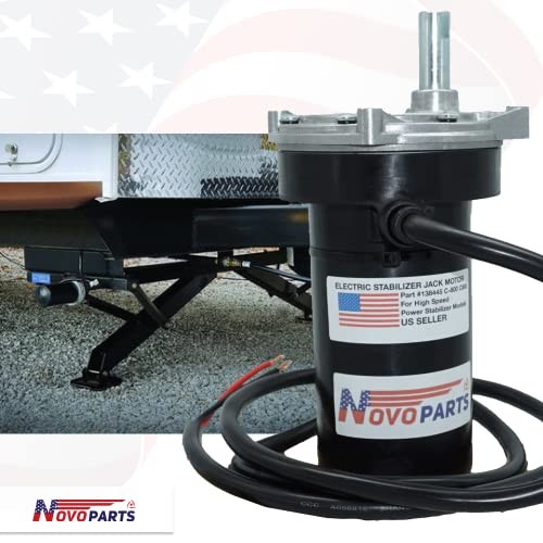 138445 RV Electric Stabilizer Jack Replacement Rear Motor C-800, 113407, 39