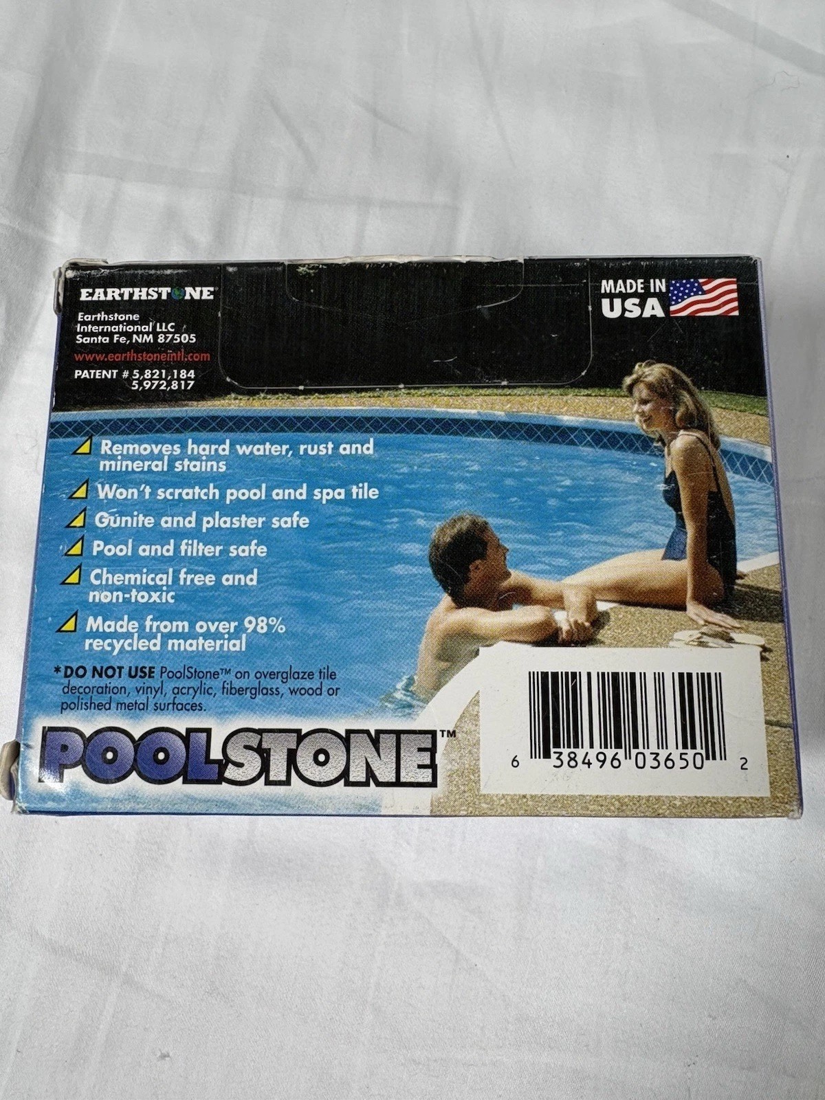 Poolstone Pumice Cleaning Stone Block Tile Grout Rust Mineral Stain Remover