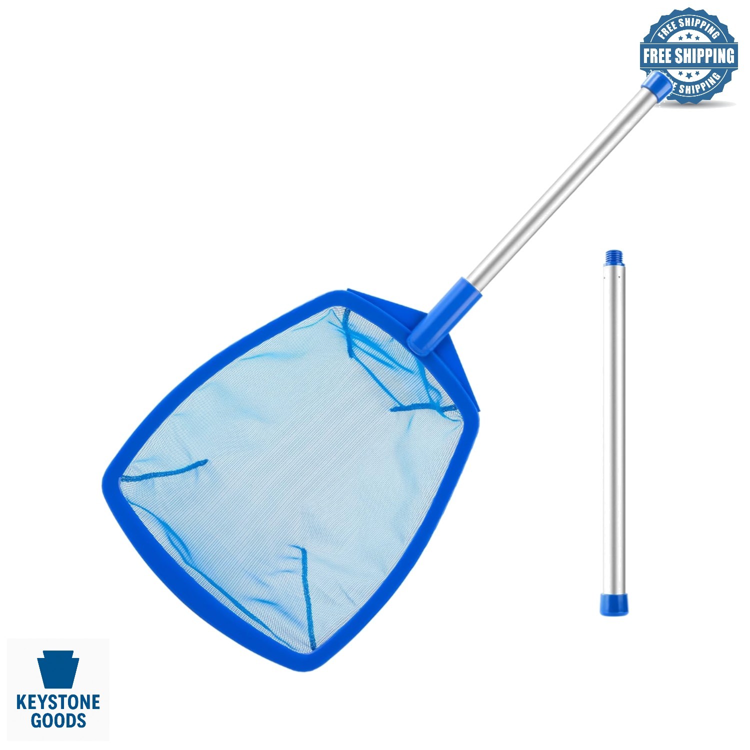 26.3&Prime; Ultra Fine Mesh Pool & Spa Skimmer Net with Aluminum Pole