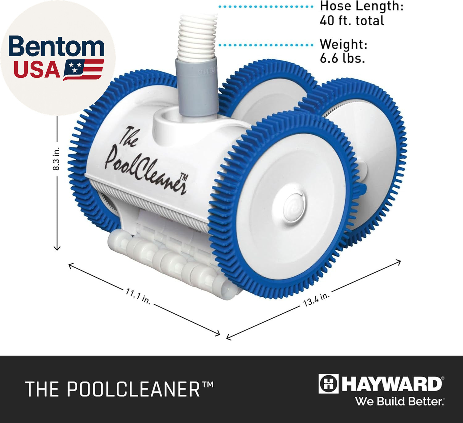 Pool Vacuum for Inground Pools Poolvergnuegen Suction Pool Cleaner (4 Wheel) Aut
