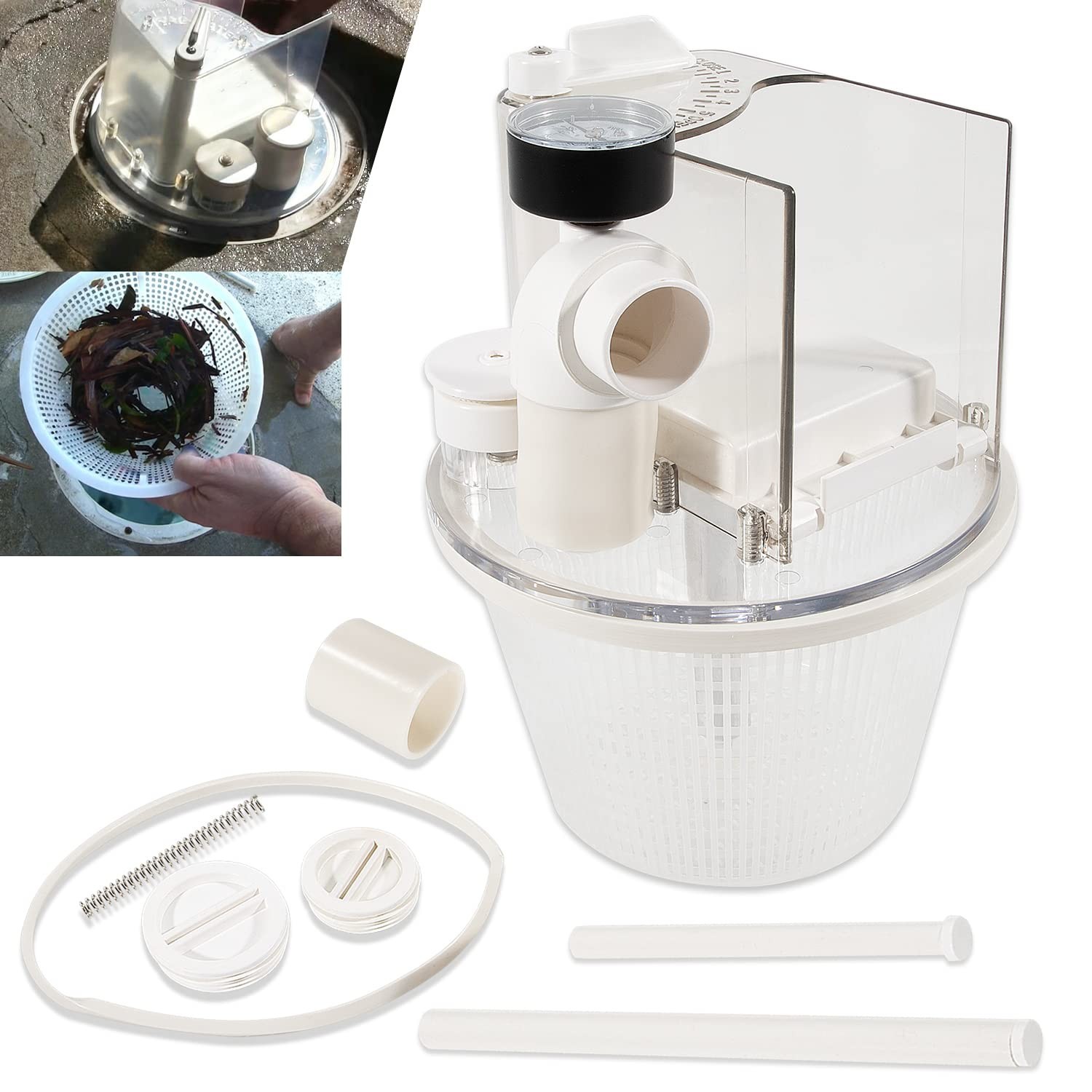 Vac-Mate Pool Cleaner Dispenser Box Replacement – Multi-Function Vacuum Skimmer,