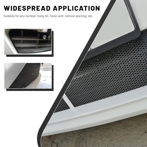 Car Grille Mesh, 40&Prime; × 13&Prime; Multi Functional Auto Aluminum Grill Mesh with 4×8mm