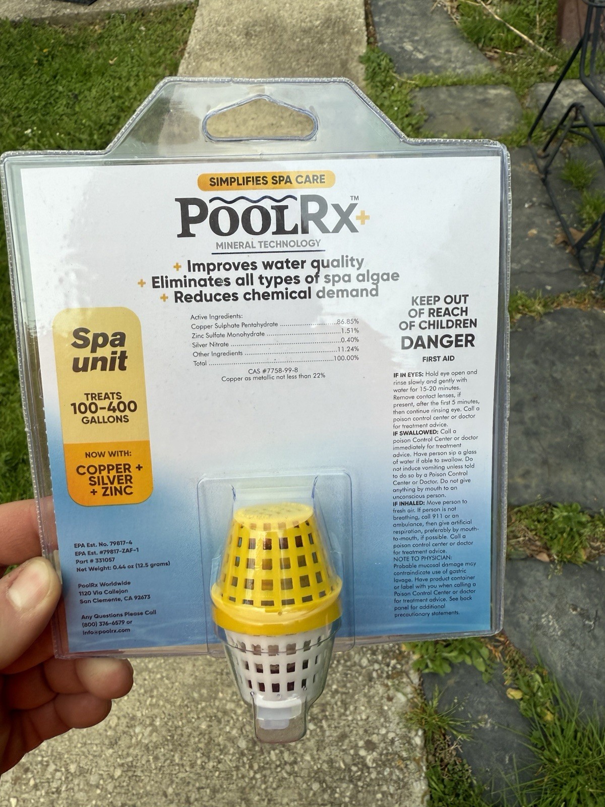 Lot Of 6 New Sealed PooI RX+ Spa Unit – 100-400 gallons 331057 Copper Zinc