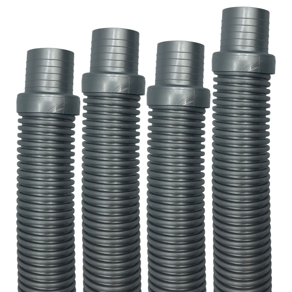 Puri Tech Hose Silver Hayward Navigator Pool Vac Ultra Aquabug 1.5in x 4ft 4 pk