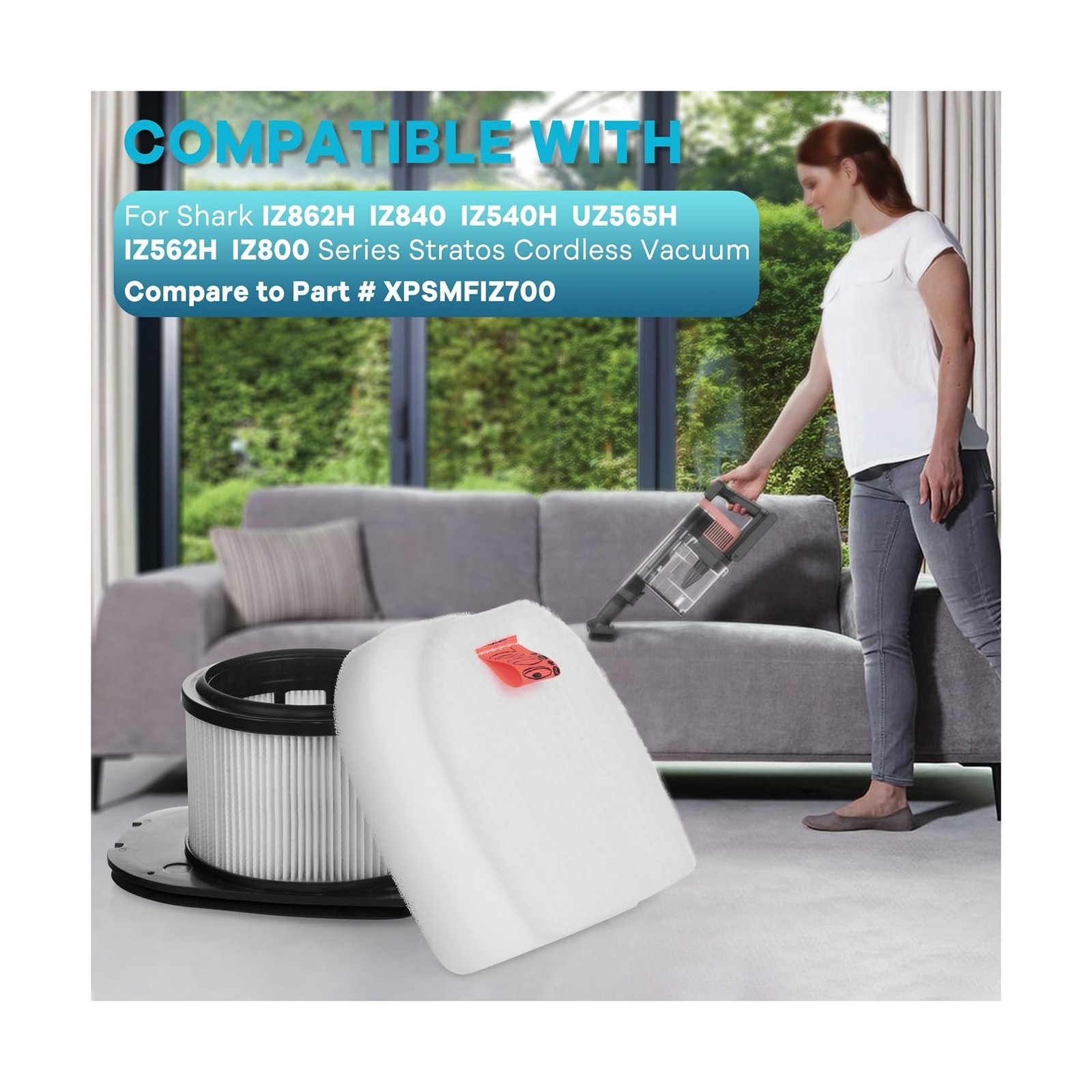 UZ565H Filters Replacement for Shark Vacuum Cordless Duoclean S… Fast USA SHIP