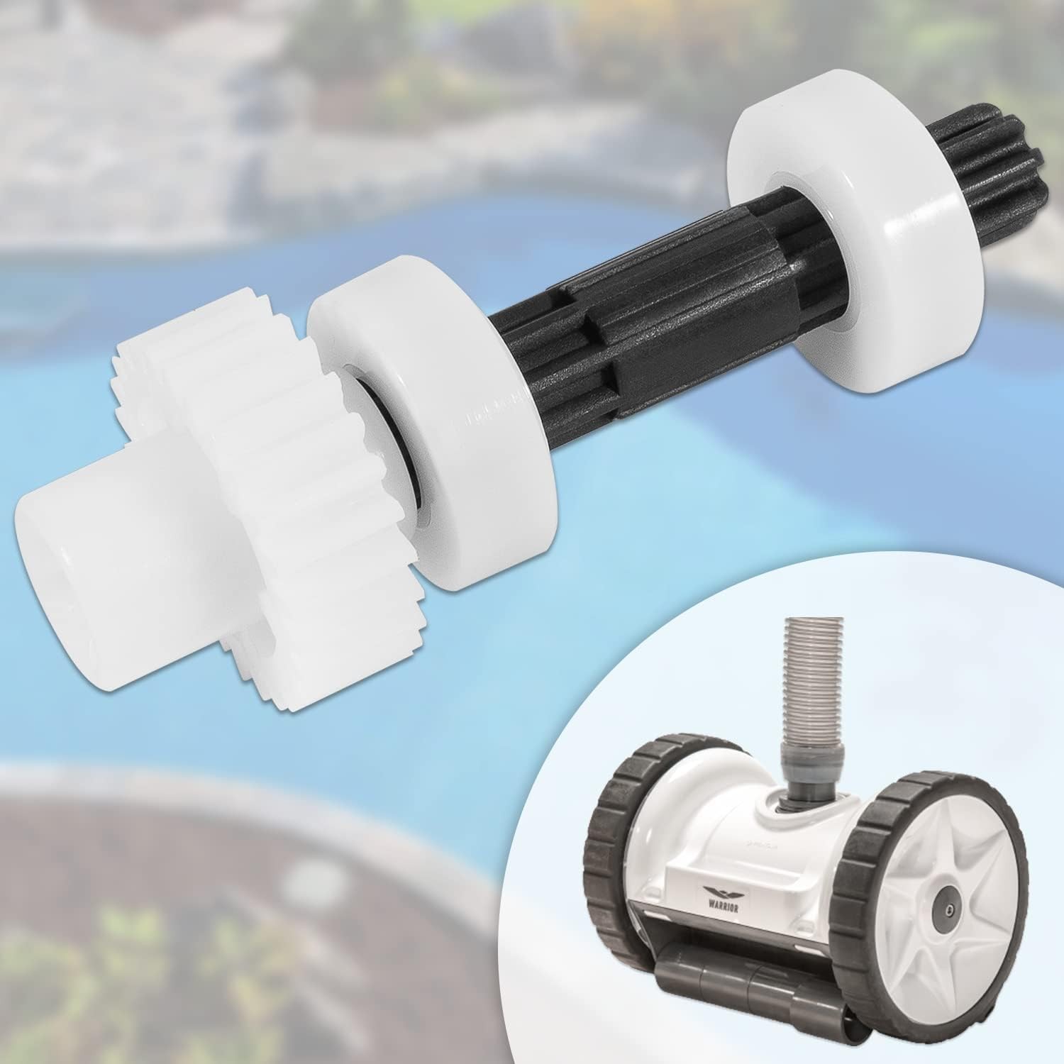 360289 360290 Right & Left Drive Axle Kit for Rebel & Warrior Kreepy Krauly Pool