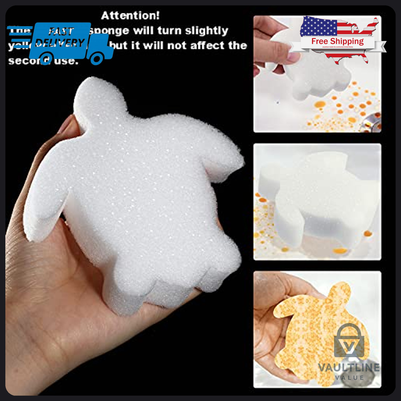 16 Pack Sea Turtle Oil Absorbing Sponges for Swimming Pools and Hot Tubs