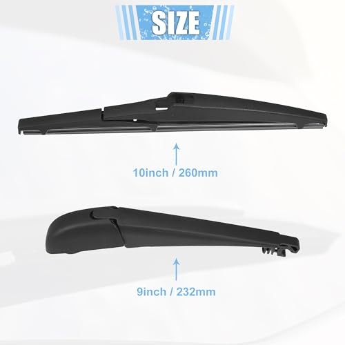 Windshield Wiper Blade Arm Set – Back – Replacement Fit for Windshield