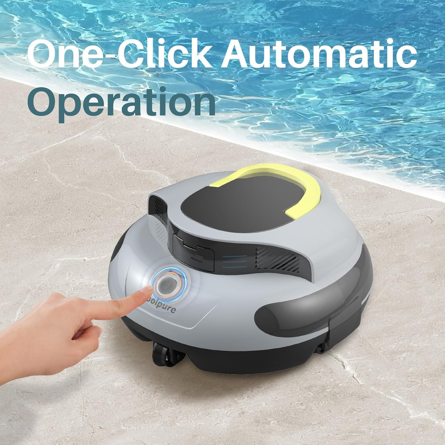 Self-Parking Automatic Pool Vacuum for up to 35 Ft Inground & Above-Ground Pools