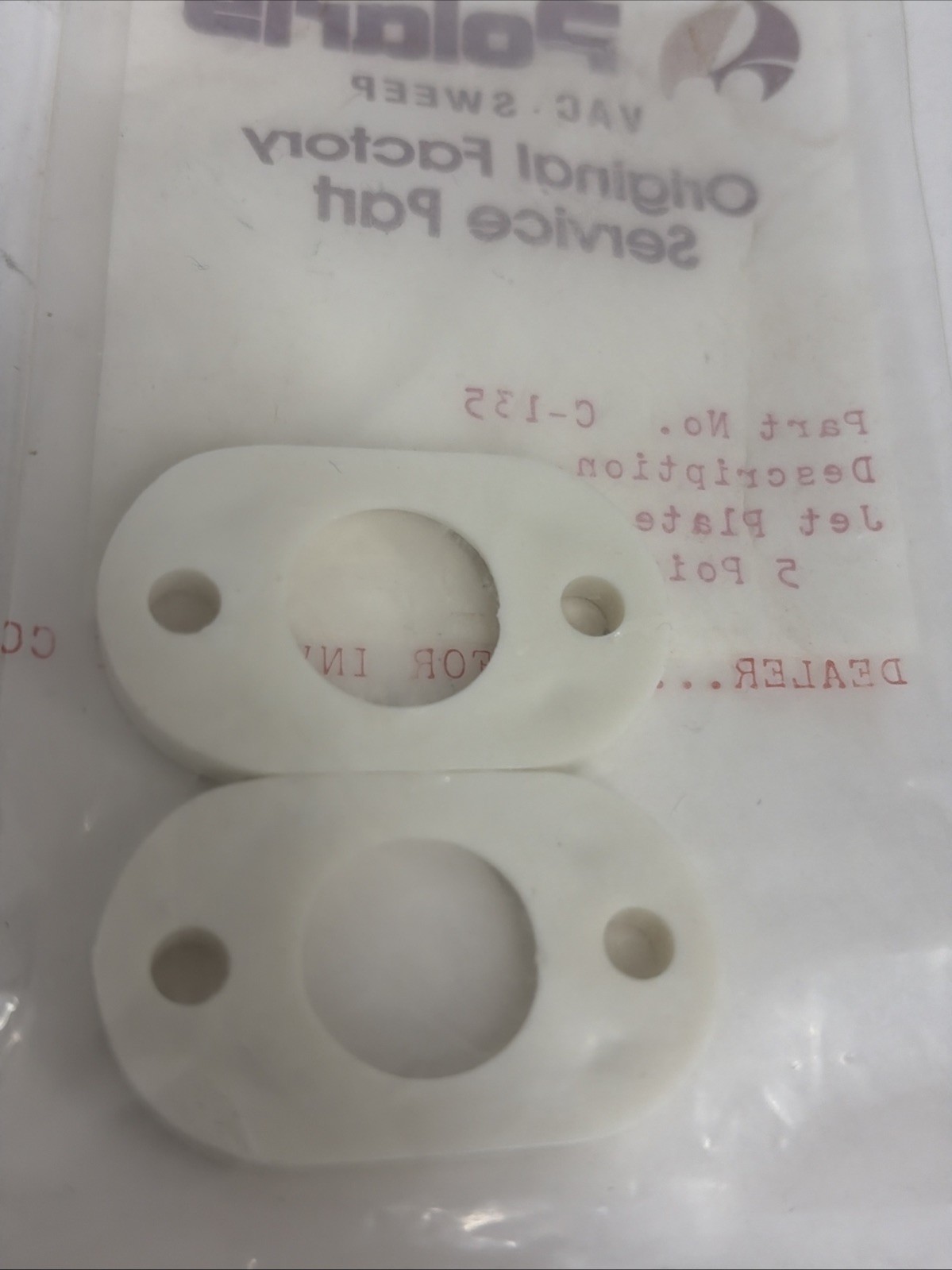 Polaris Vac-Sweep C-135 Jet Plate