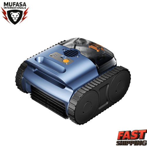 Cordless Robotic Pool Vacuum Sonar Navigation Wall Climbing 150Min Runtime