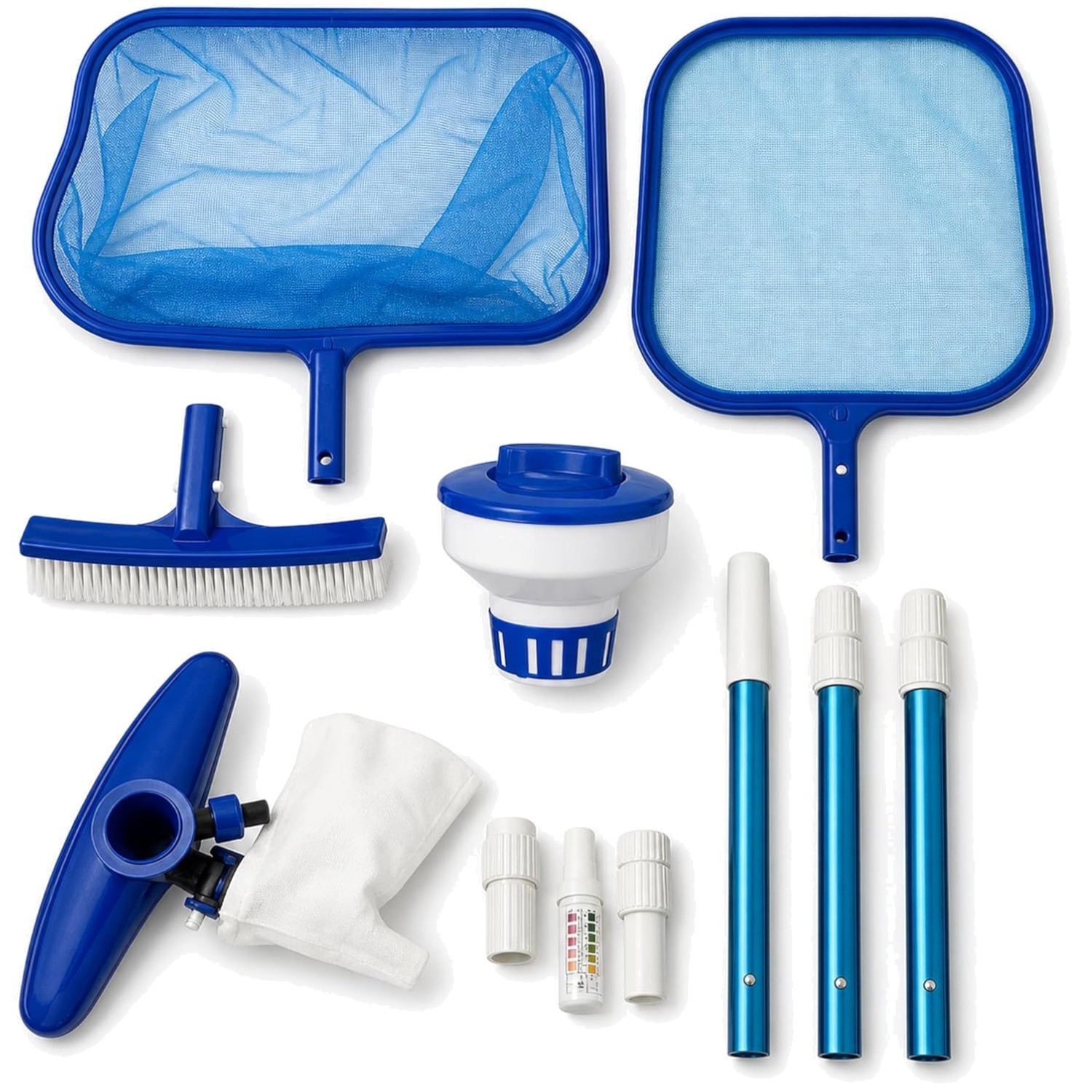 Effortless Above Ground Swimming Pool Cleaning Kit – Includes Telescoping Pole