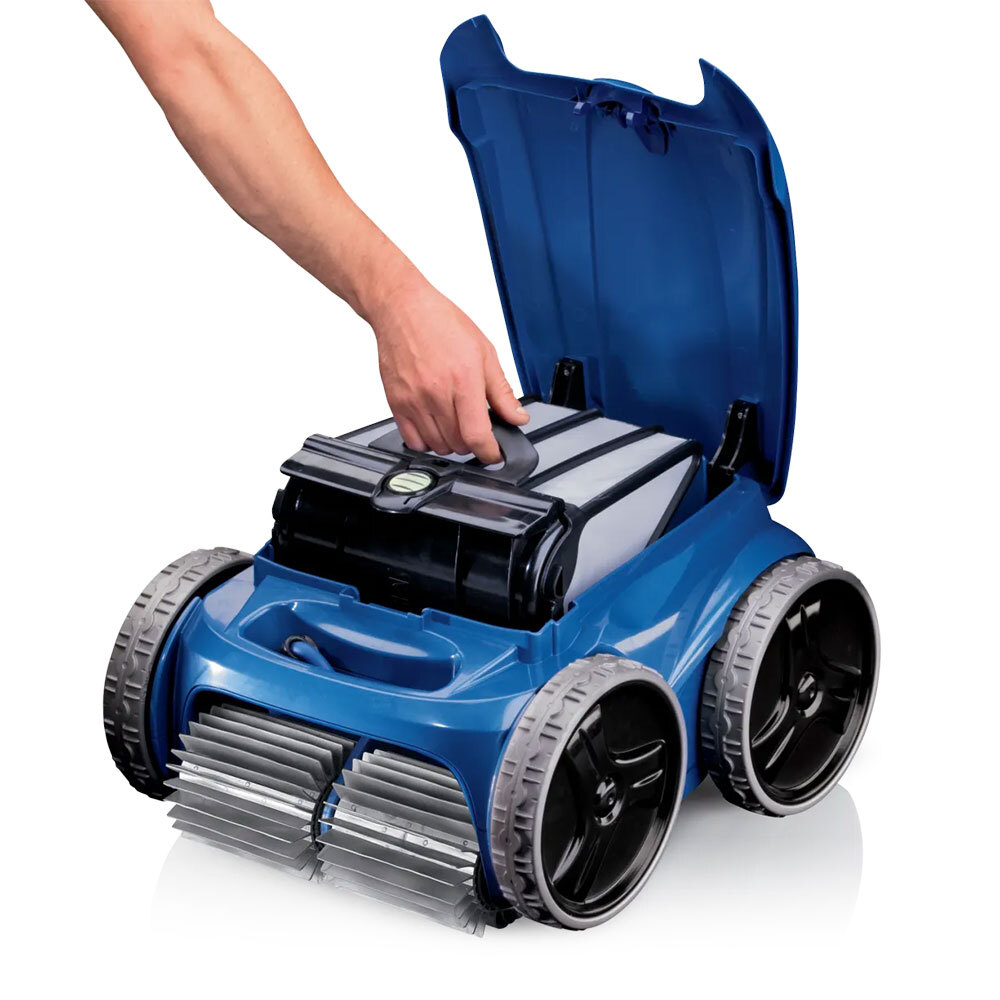 Polaris 9550 Sport Robotic Inground Swimming Pool Cleaner w/ Remote & Caddy Cart