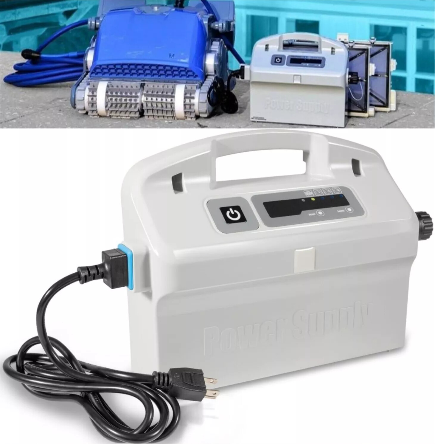 for Dolphin Robotic Pool Cleaners 9995670-US-ASSY Power Supply Replacement