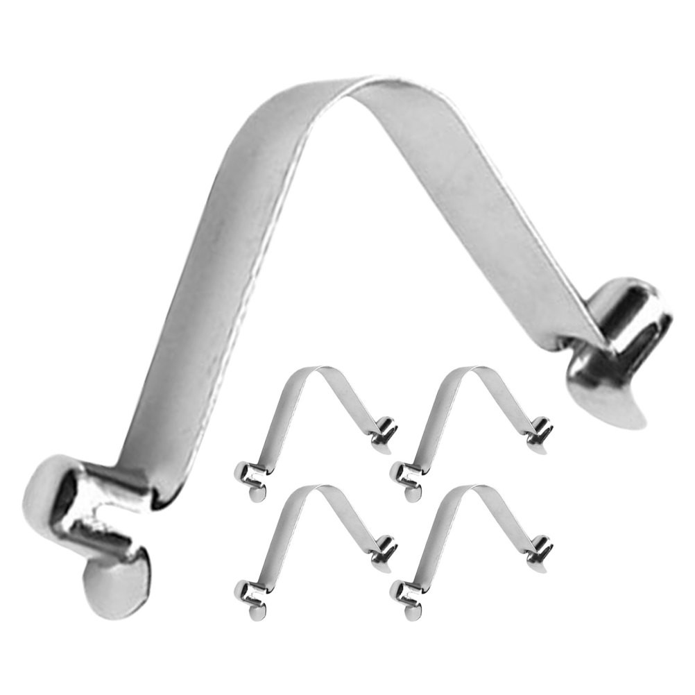 5pcs Stainless Steel V-Clips for Pool – 8mm Poles Butterfly Clips – Pool