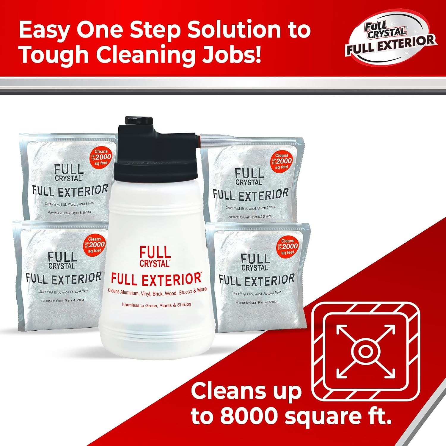 Quick & Easy Exterior Cleaning Solution – Hose Attachment