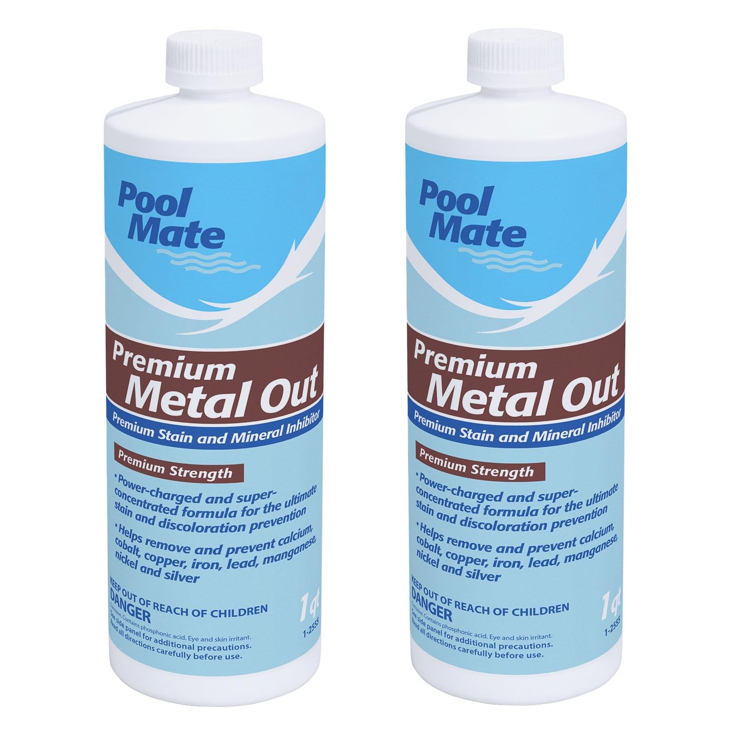 Pool Mate 1-Quart 2-Pack Premium Metal Out Stain and Mineral