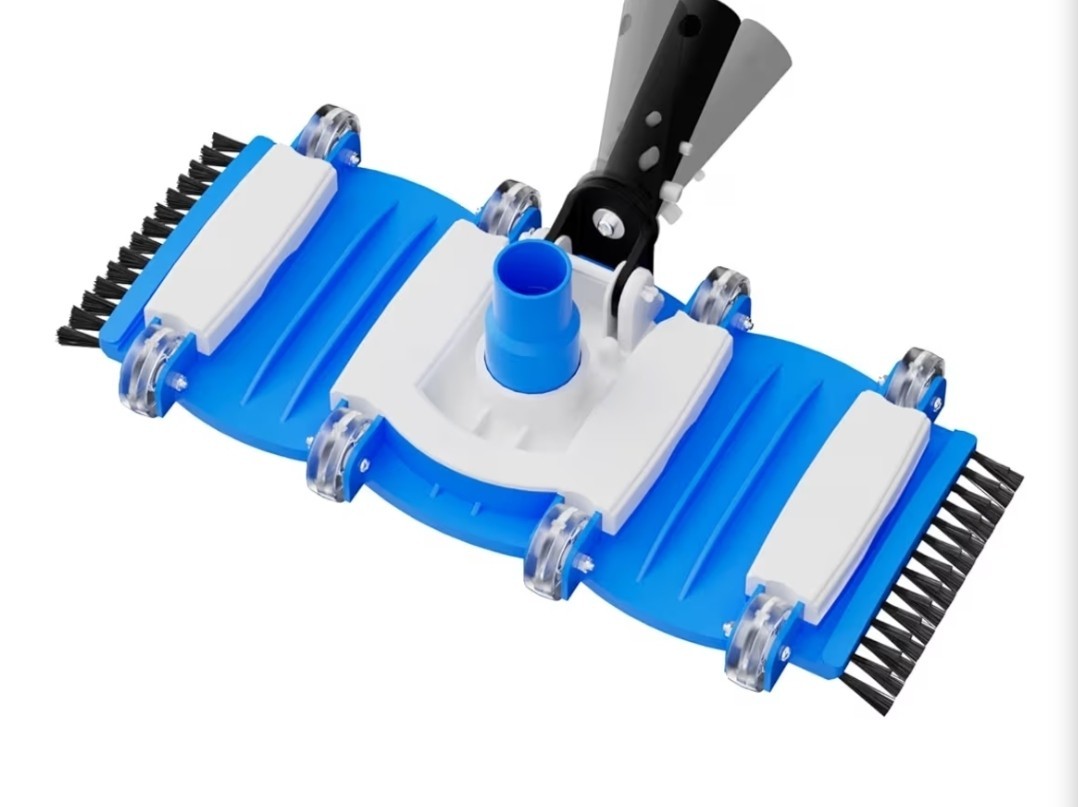 Swimline HydroTools 8165 Swimming Pool Flexible Weighted Vacuum Head w/ Brushes