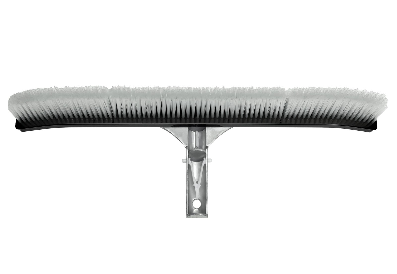 18Inch Pool Wall Brush Aluminum Back, Nylon Bristles for Inground Pools