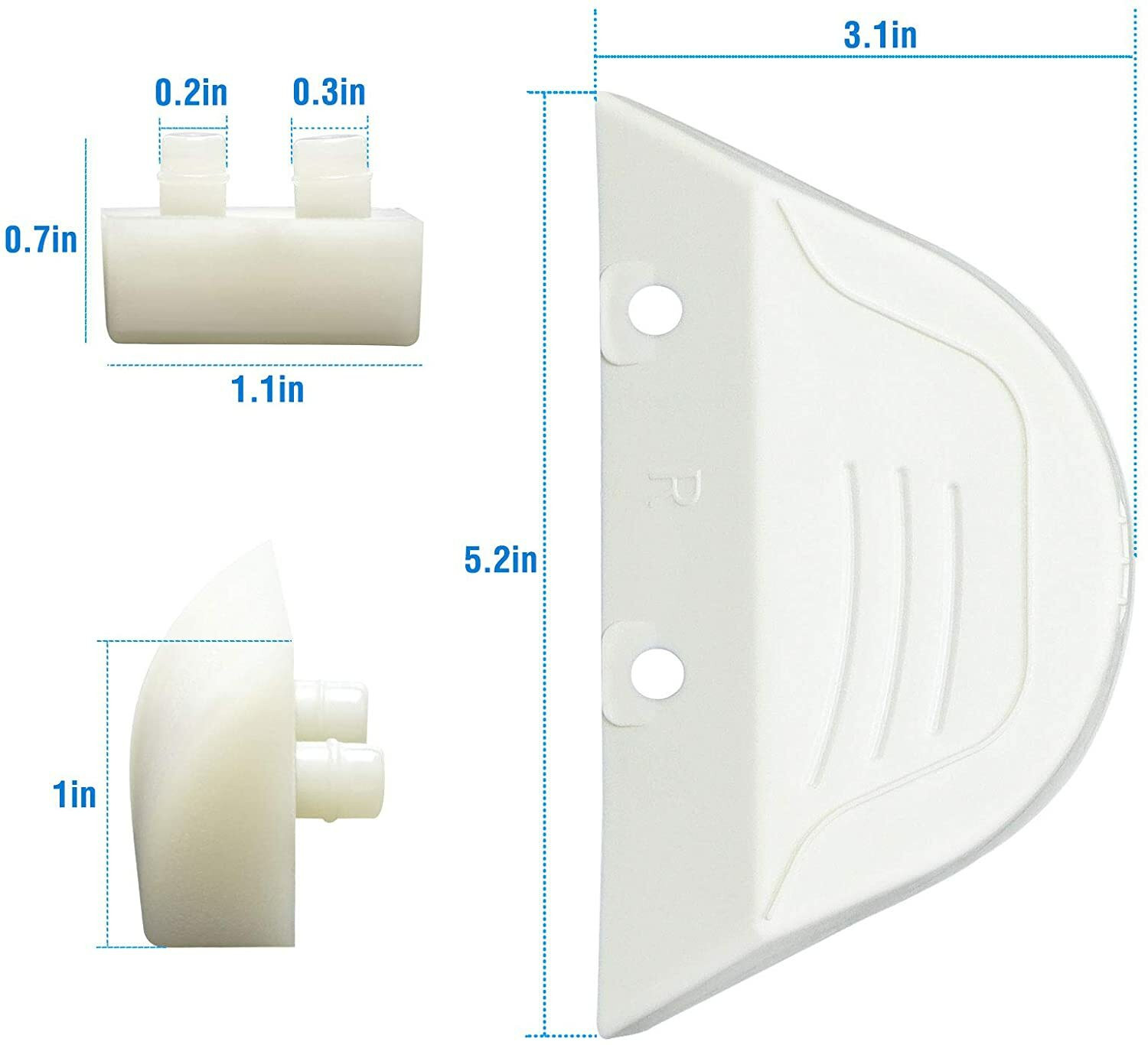 2 PACK AXV414604WHP Maintenance Kit Replaces Part for Suction Side Pool Cleaners