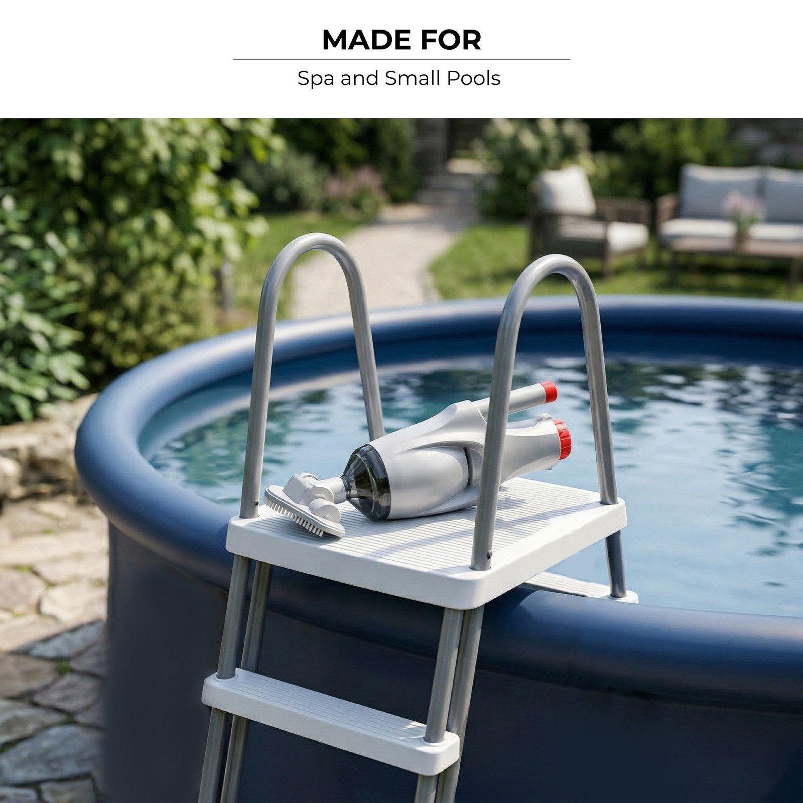 Voltera 05 Cordless Rechargeable Handheld Pool and Spa Precision Spot Vacuum
