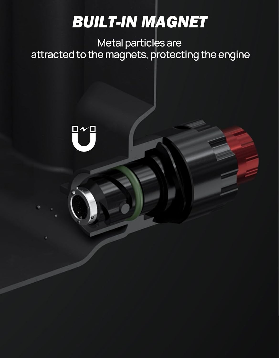 Oil Drain Plug Compatible with 2015-2024 F150 2.7L 5.0L Raptor Mustang, 2021