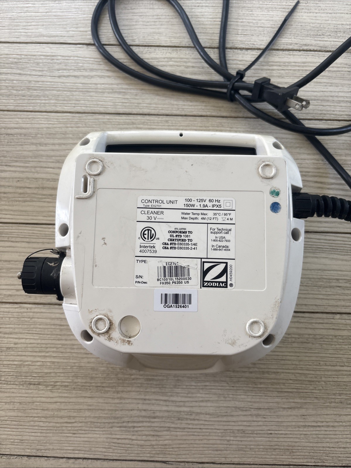 ZODIAC POLARIS CONTROL UNIT POWER SUPPLY POLARIS 9350 SPORT R0588100 ( USED
