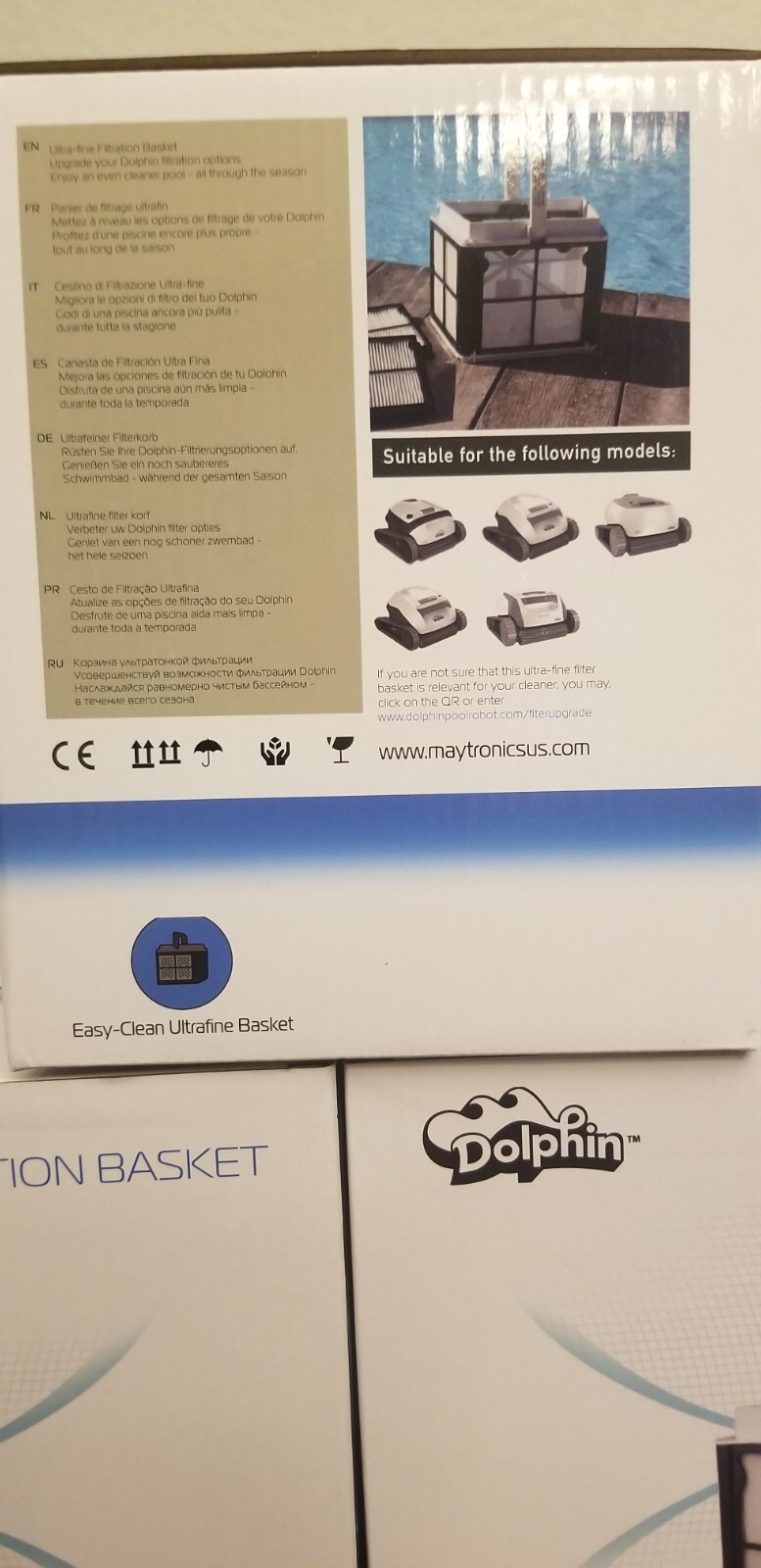 Dolphin Maytronics Ultra Fine Filtration Basket 9991460