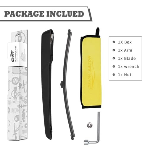 Rear Wiper Arm & Blade Kit,Exact-Fit Replacement for Porsche Cayenne 18-22